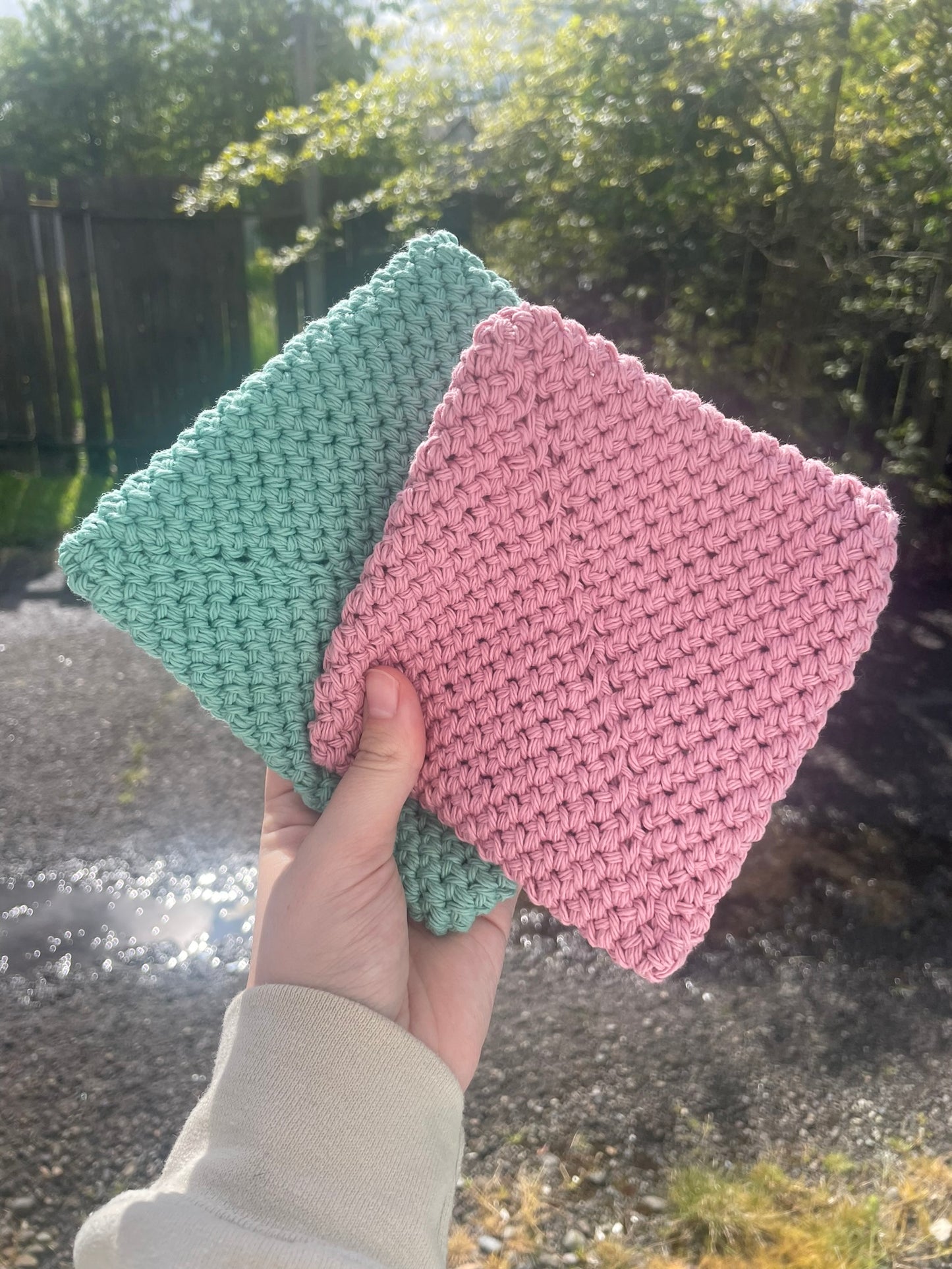 Double-Thick Cotton Crochet Potholder